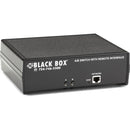 Black Box CAT6 Remotely Controlled Layer 1 A-B Switch, Latching, Ethernet, RS-232