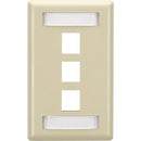 Black Box GigaStation2 3 Socket Network Faceplate