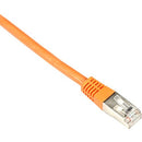 Black Box Cat6 250-MHz Shielded, Stranded Cable SSTP (PIMF), PVC, Orange, 3-ft. (0.9-m) - American Tech Depot