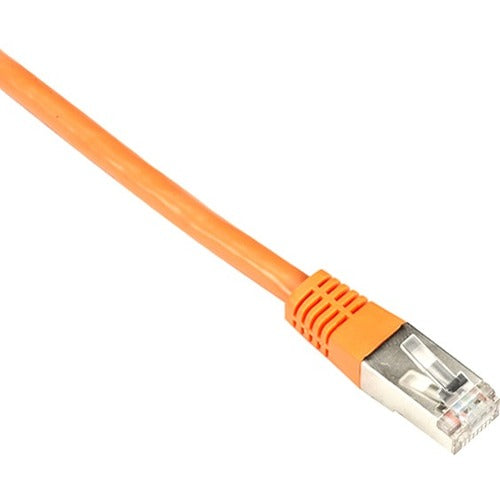 Black Box Cat6 250-MHz Shielded, Stranded Cable SSTP (PIMF), PVC, Orange, 3-ft. (0.9-m) - American Tech Depot