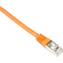 Black Box Cat6 250-MHz Shielded, Stranded Cable SSTP (PIMF), PVC, Orange, 5-ft. (1.5-m) - American Tech Depot
