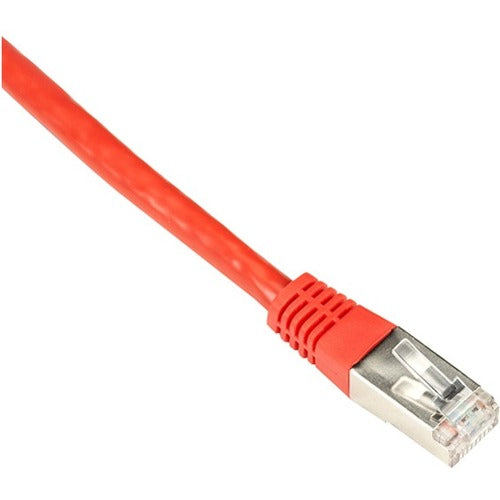 Black Box Cat6 250-MHz Shielded, Stranded Cable SSTP (PIMF), PVC, Red, 2-ft. (0.6-m) - American Tech Depot