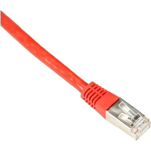 Black Box Cat6 250-MHz Shielded, Stranded Cable SSTP (PIMF), PVC, Red, 5-ft. (1.5-m) - American Tech Depot