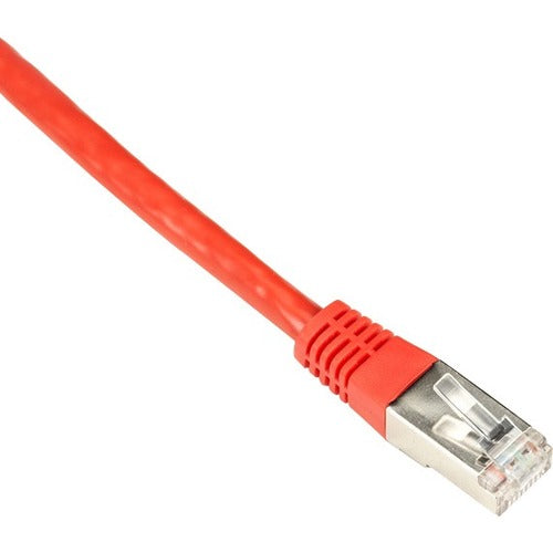 Black Box CAT6 250-MHz Shielded, Stranded Cable SSTP (PIMF), PVC, Red, 7-ft. (2.1-m) - American Tech Depot