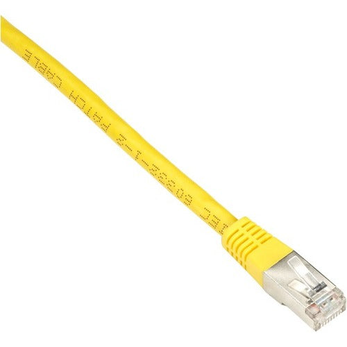 Black Box CAT6 250-MHz Shielded, Stranded Cable SSTP (PIMF), PVC, Yellow, 1-ft. (0.3-m) - American Tech Depot