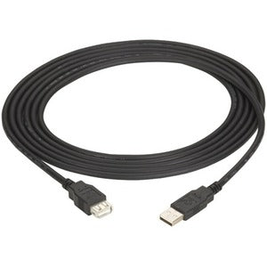 Black Box USB 2.0 Extension Cable - Type A Male to Type A Female, Black, 3-ft. - American Tech Depot