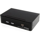 StarTech.com StarTech.com 2 Port DVI + USB KVM Switch with Audio - KVM switch - USB 2.0 Hub - 2 ports - 1 local user - 1U