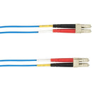 Black Box 1-m, LC-LC, 50-Micron, Multimode, PVC, Blue Fiber Optic Cable - American Tech Depot