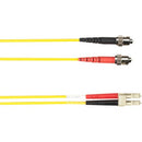 Black Box 5-m, ST-LC, 50-Micron, Multimode, PVC, Yellow Fiber Optic Cable - American Tech Depot