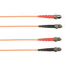 Black Box 1-m, ST-ST, 62.5-Micron, Multimode, PVC, Orange Fiber Optic Cable - American Tech Depot