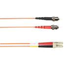 Black Box 2-m, ST-LC, 62.5-Micron, Multimode, PVC, Orange Fiber Optic Cable - American Tech Depot