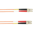 Black Box 3-m, LC-LC, 62.5-Micron, Multimode, PVC, Orange Fiber Optic Cable - American Tech Depot