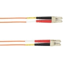 Black Box 15-m, LC-LC, 62.5-Micron, Multimode, PVC, Orange Fiber Optic Cable - American Tech Depot