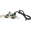 StarTech.com 24in Internal USB Motherboard Header to 2 Port Serial RS232 Adapter - American Tech Depot