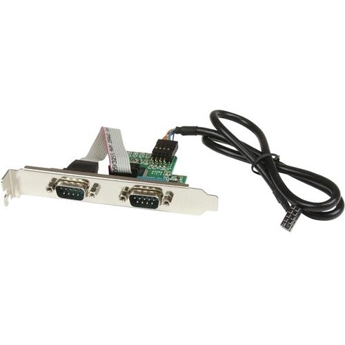 StarTech.com 24in Internal USB Motherboard Header to 2 Port Serial RS232 Adapter - American Tech Depot