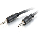 C2G 75ft 3.5mm Stereo Audio Cable With Low Profile Connectors M-M - In-Wall CMG-Rated - American Tech Depot