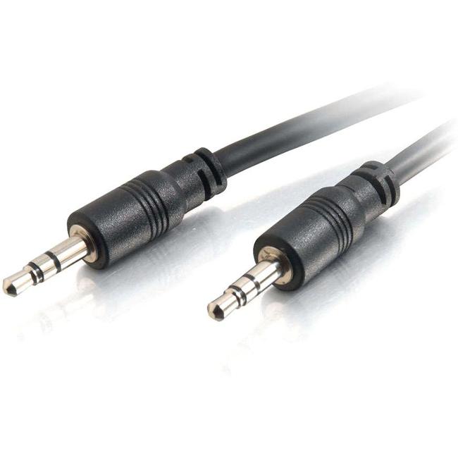 C2G 75ft 3.5mm Stereo Audio Cable With Low Profile Connectors M-M - In-Wall CMG-Rated - American Tech Depot