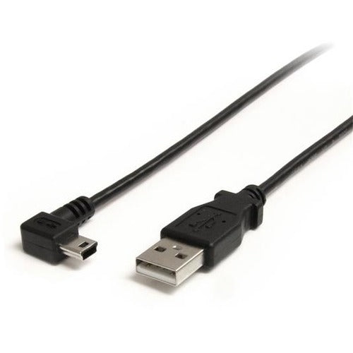 StarTech.com 3 ft Mini USB Cable - A to Right Angle Mini B - American Tech Depot