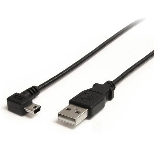 StarTech.com 6 ft Mini USB Cable - A to Right Angle Mini B - American Tech Depot