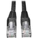 Tripp Lite 50ft Cat6 Gigabit Snagless Molded Patch Cable RJ45 M-M Black 50' - American Tech Depot
