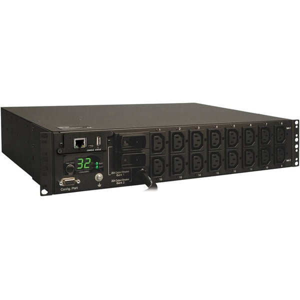 Tripp Lite PDU Switched 230V 32A 7.4kW 16 C13 Outlet IEC-309 Horizontal 2U TAA - American Tech Depot