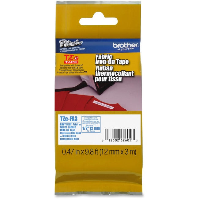 Brother TZeFA3 Ptouch Iron-On Tape - American Tech Depot