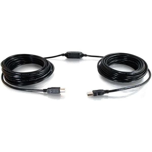 C2G 12m (40ft) USB Cable - USB A to USB B Cable - Active - Center Boost - American Tech Depot