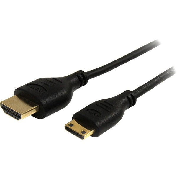 StarTech.com 6 ft Slim High Speed HDMI® Cable with Ethernet - HDMI to HDMI Mini M-M - American Tech Depot