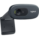 Logitech C270 Webcam - Black - USB 2.0 - 1 Pack(s) - American Tech Depot