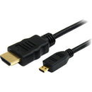 StarTech.com 6 ft High Speed HDMI® Cable with Ethernet - HDMI to HDMI Micro - M-M - American Tech Depot
