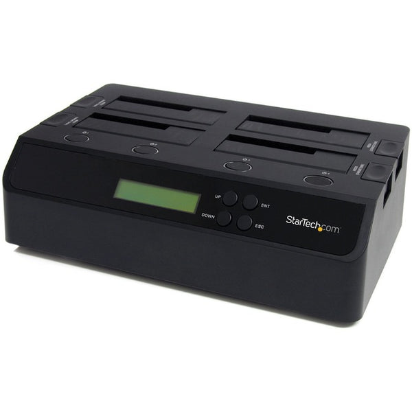 StarTech.com 4 Bay USB 3.0 eSATA to SATA Standalone 1:3 HDD Hard Drive Duplicator Dock