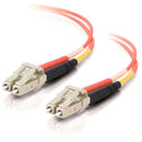 C2G-1m LC-LC 50-125 OM2 Duplex Multimode Fiber Optic Cable (TAA Compliant) - Orange