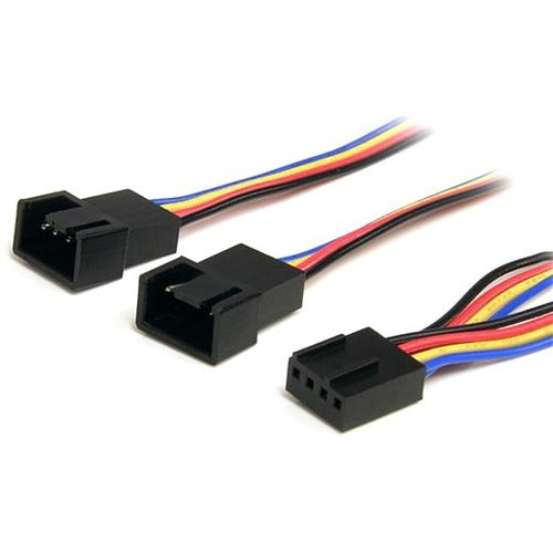 Star Tech.com 12in 4 Pin PWM Fan Extension Power Y Cable - F-M