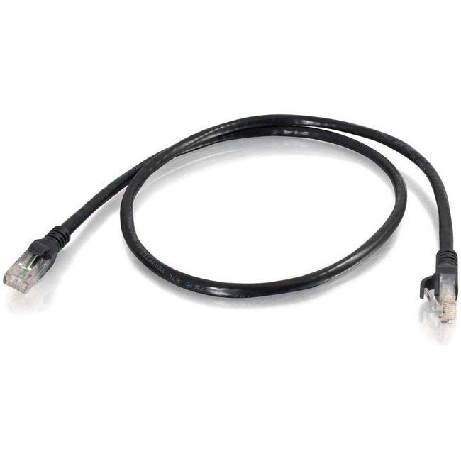 C2G 1 ft Cat6 Snagless Unshielded (UTP) Network Patch Cable (TAA) - Black - American Tech Depot