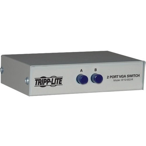 Tripp Lite 2-Port Manual VGA-SVGA Video Switch 3x HD15F Metal - American Tech Depot