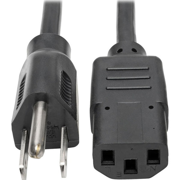Tripp Lite 6ft Computer Power Cord Cable 5-15P to C13 10A 18AWG 6' - American Tech Depot