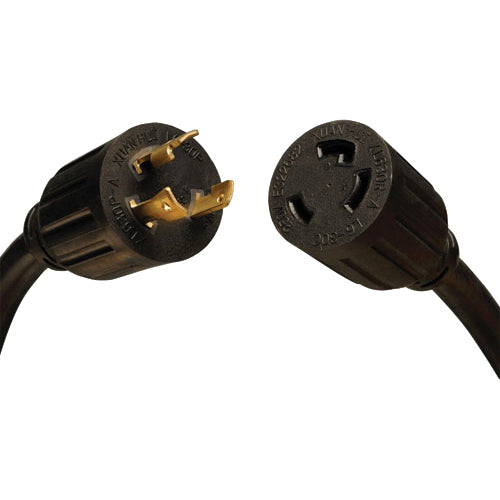 Tripp Lite 8ft Power Cord Extension Cable L6-30P to L6-30R Heavy Duty 30A 10AWG 8' - American Tech Depot