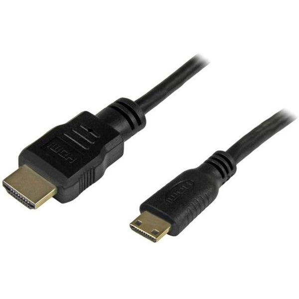 StarTech.com 1 ft High Speed HDMI® Cable with Ethernet- HDMI to HDMI Mini- M-M - American Tech Depot