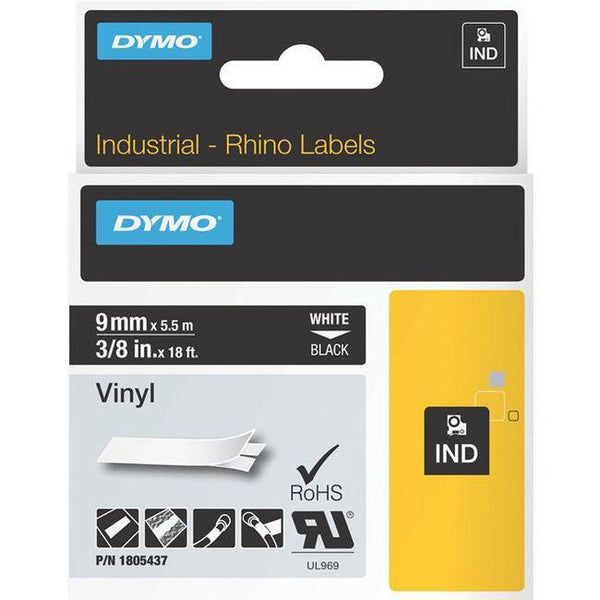Dymo White on Black Color Coded Label - American Tech Depot
