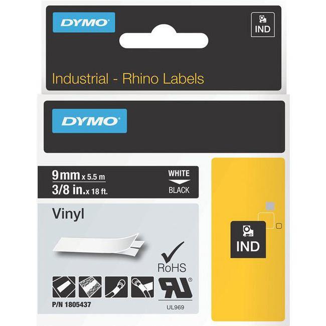 Dymo White on Black Color Coded Label - American Tech Depot