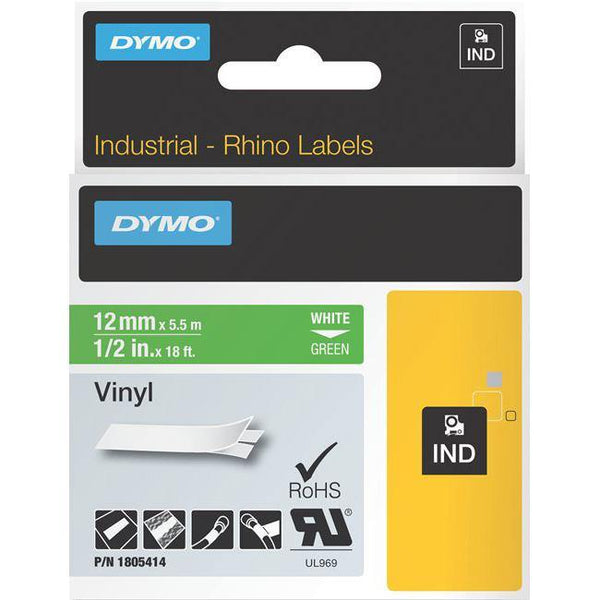 Dymo White 0n Green Color Coded Label - American Tech Depot