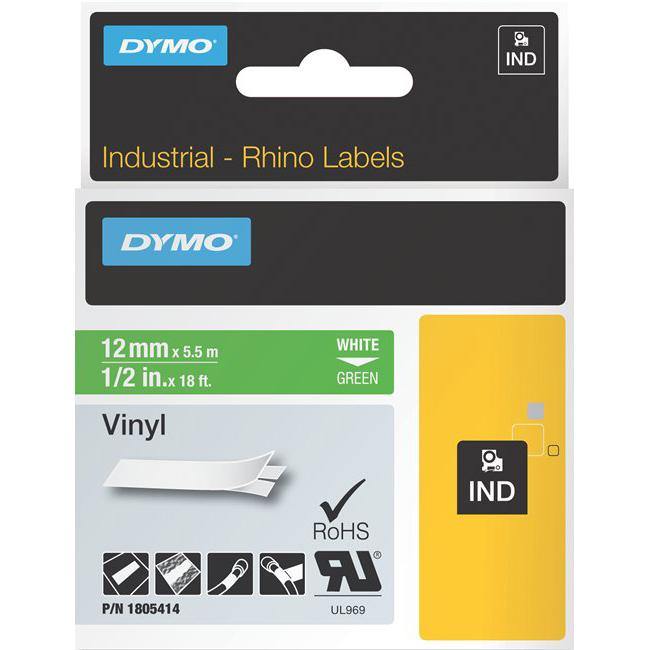 Dymo White 0n Green Color Coded Label - American Tech Depot