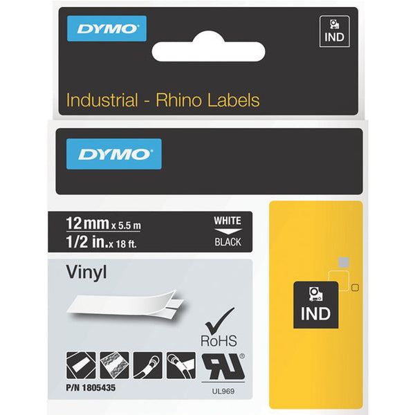 Dymo White on Black Color Coded Label - American Tech Depot