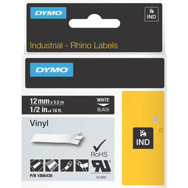Dymo White on Black Color Coded Label - American Tech Depot