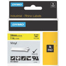 Dymo Black on Yellow Color Coded Label - American Tech Depot