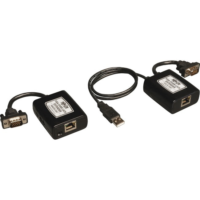 Tripp Lite VGA over Cat5-Cat6 Video Extender Kit USB Powered up to 500ft TAA-GSA - American Tech Depot