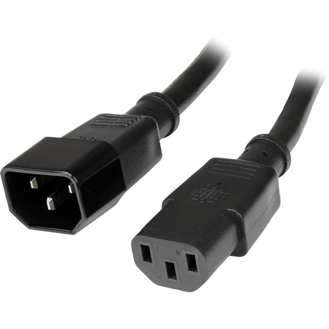 StarTech.com 6 ft 14 AWG Computer Power Cord Extension - C14 to C13