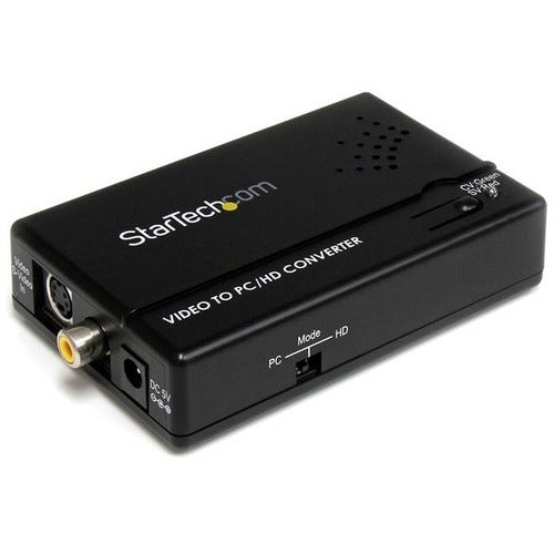 StarTech.com Composite and S-Video to VGA Video Scan Converter - American Tech Depot