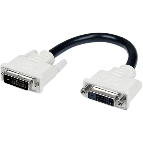 StarTech.com 6in DVI-D Dual Link Digital Port Saver Extension Cable M-F - American Tech Depot