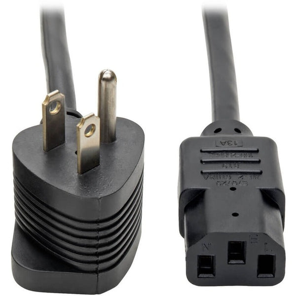 Tripp Lite 6ft Power Cord Piggyback Cable 5-15P-R to C13 13A 16AWG 6' - American Tech Depot